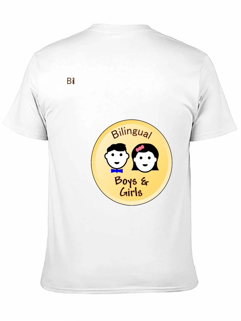 Bilingual Boys & Girls Black T-Shirt