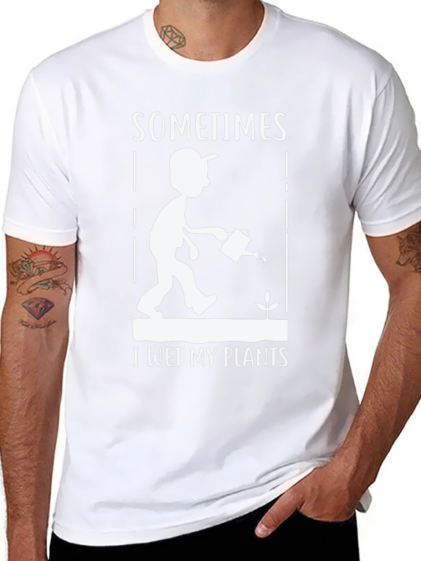 Sometimes I Wet My Plants Graphic T-Shirt