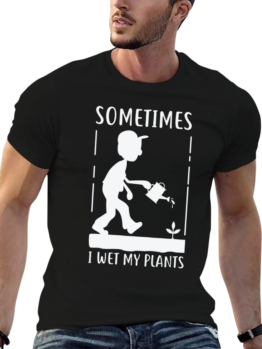 Sometimes I Wet My Plants Graphic T-Shirt