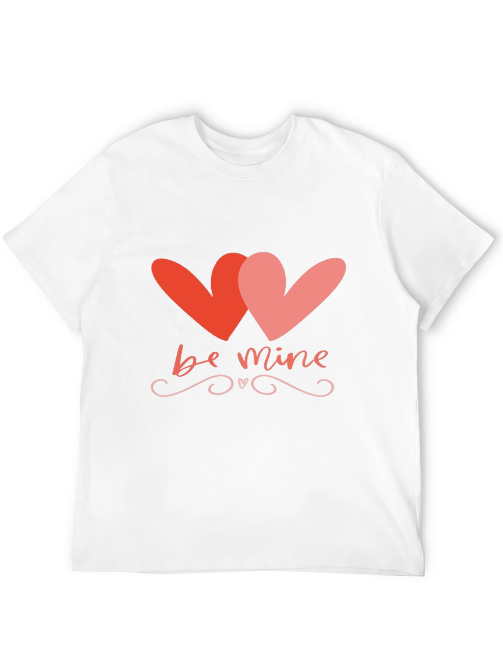 Be Mine Valentines Day Heart Graphic T-Shirt