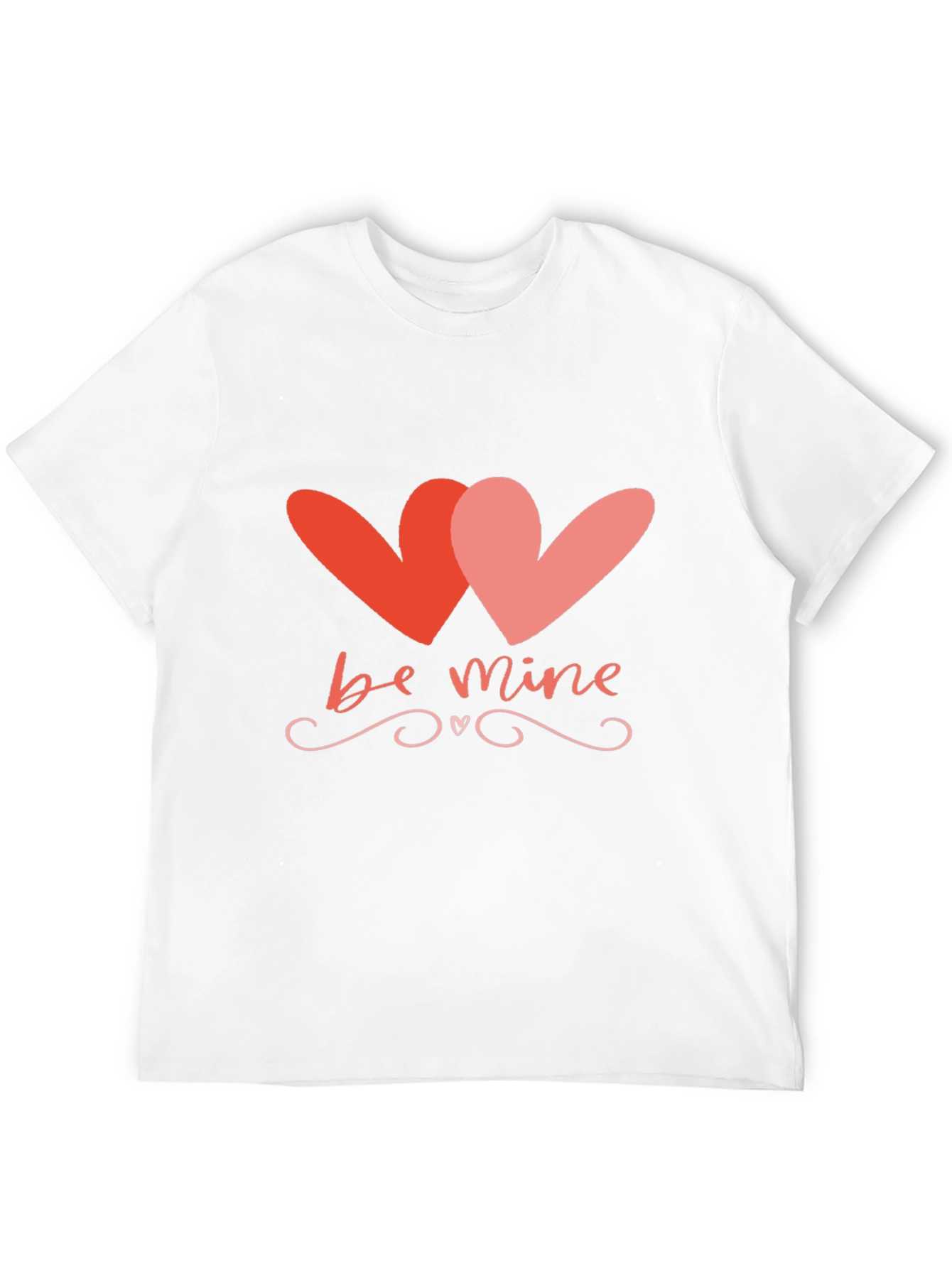 Be Mine Valentines Day Heart Graphic T-Shirt