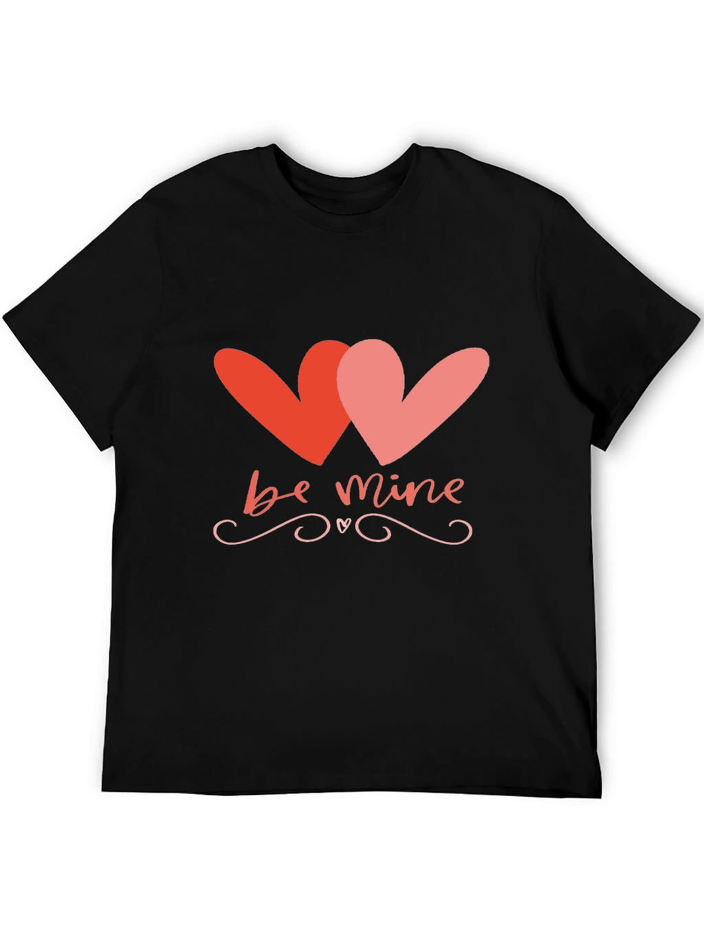 Be Mine Valentines Day Heart Graphic T-Shirt