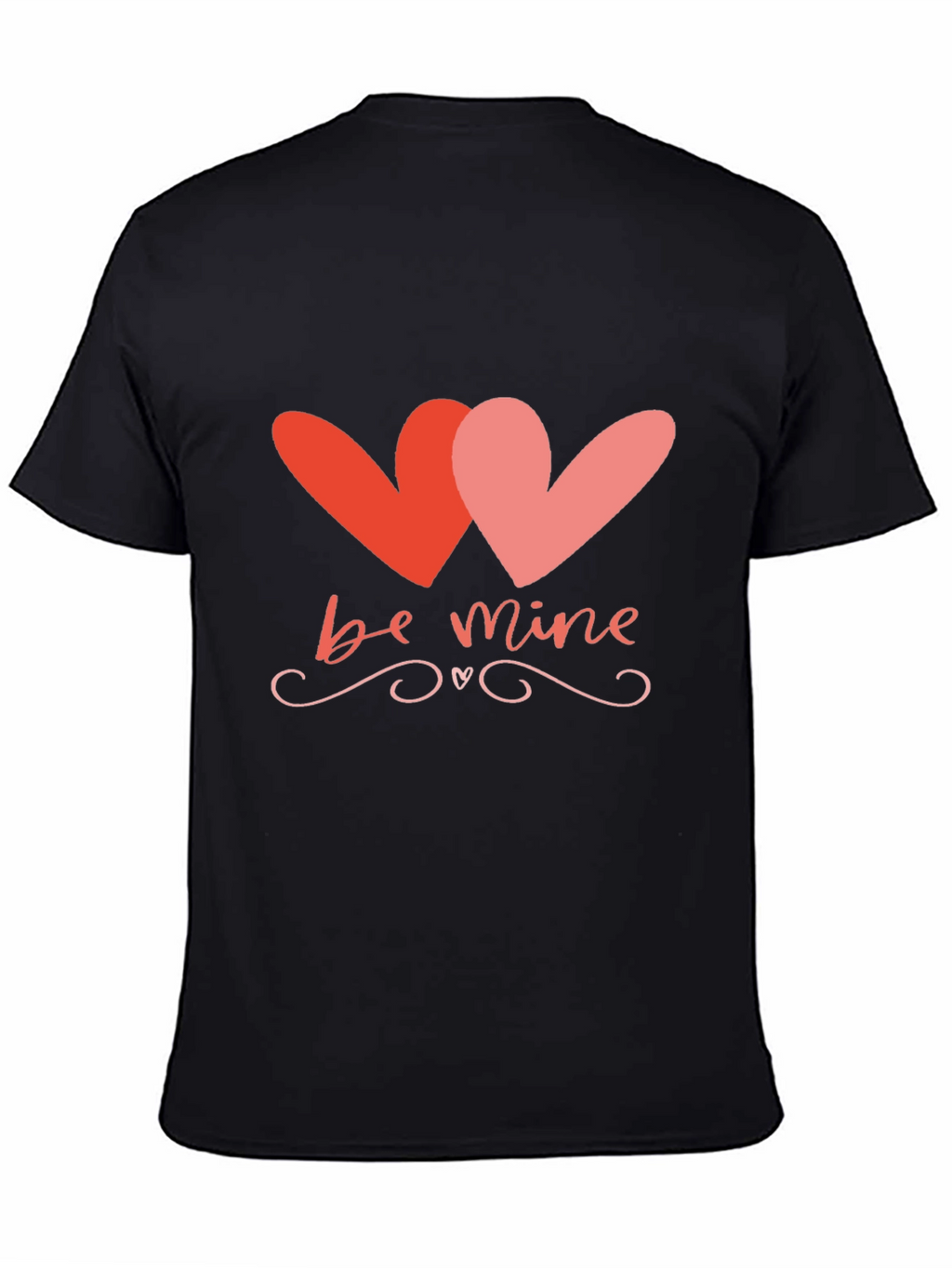 Be Mine Valentines Day Heart Graphic T-Shirt