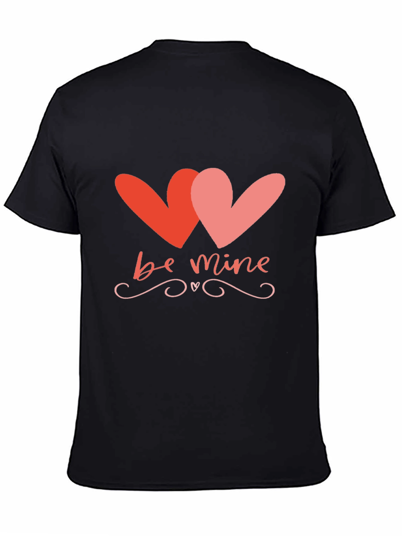 Be Mine Valentines Day Heart Graphic T-Shirt