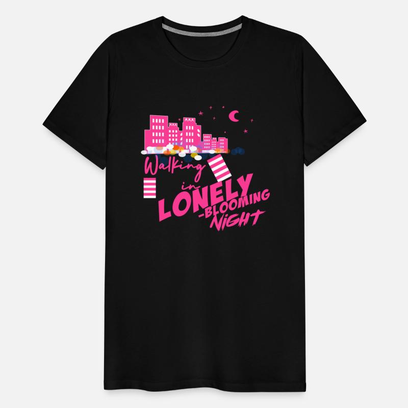 Walking in Lonely Blooming Night