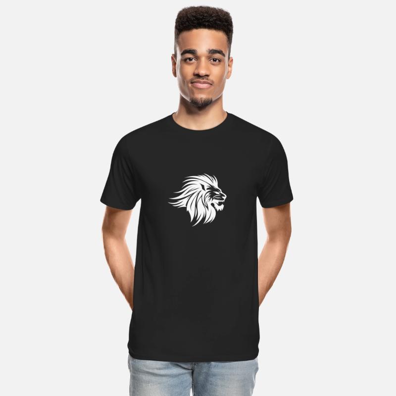 Waving Mane Lion Head Tattoo Ink Style