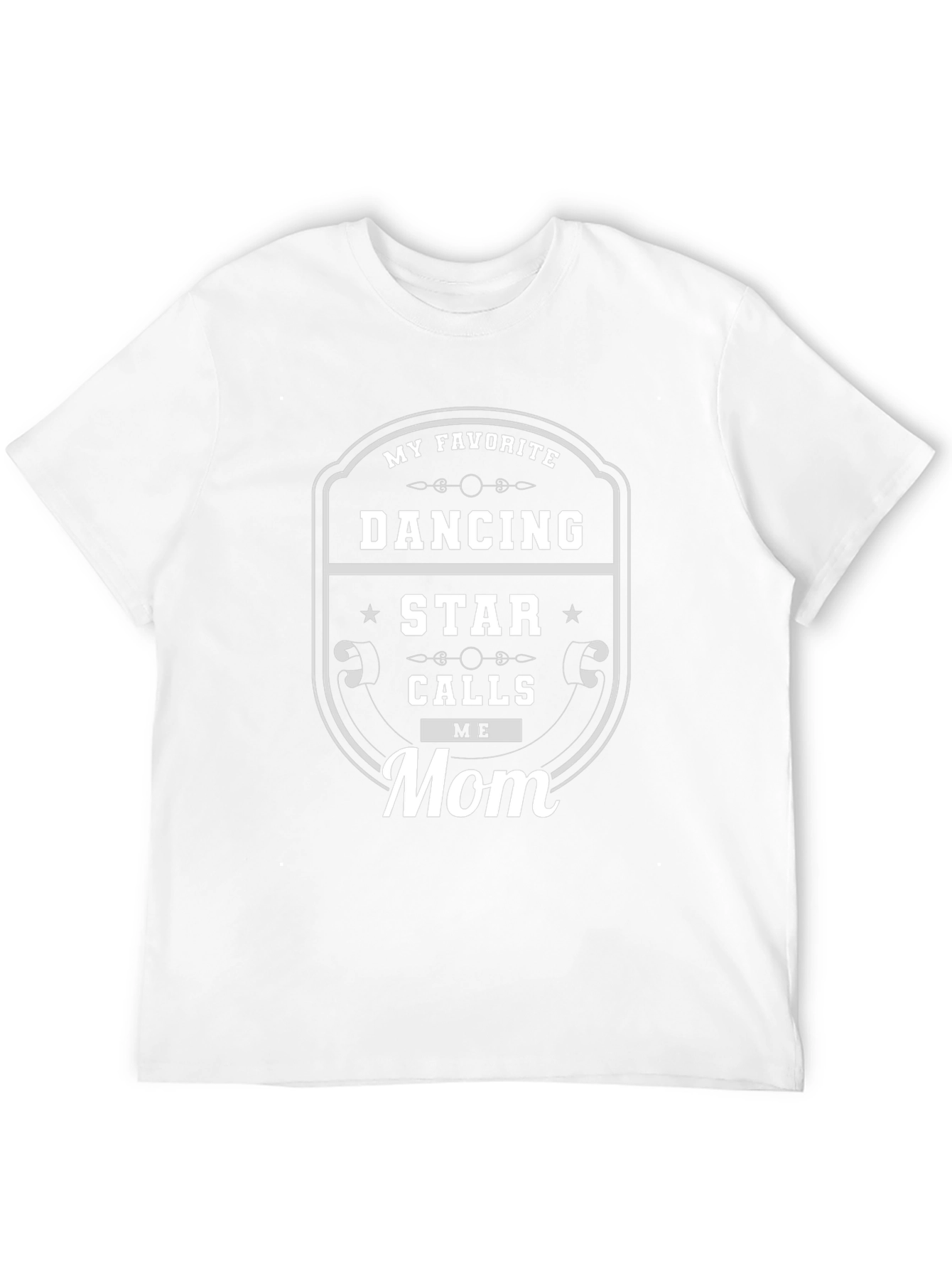 Dancing Star Mom T-Shirt - Black Graphic Tee
