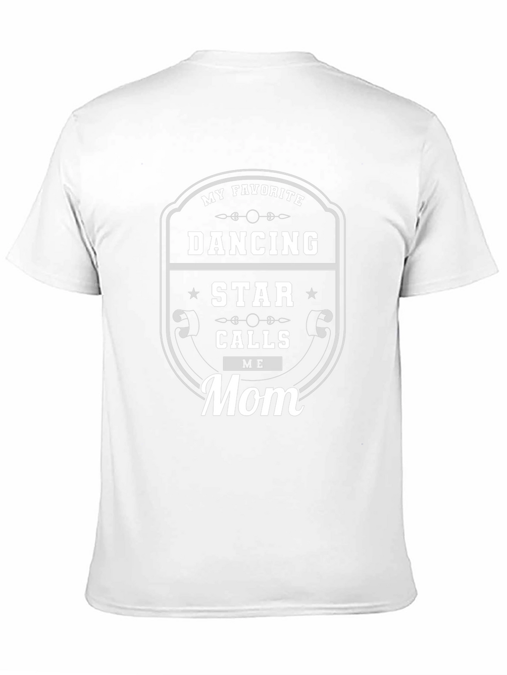 Dancing Star Mom T-Shirt - Black Graphic Tee