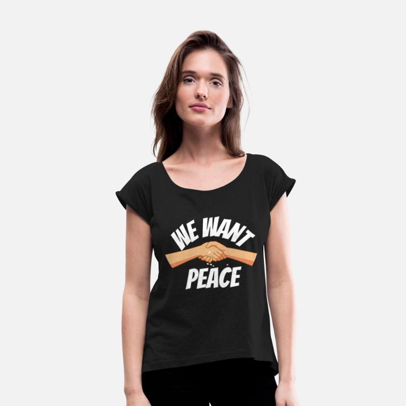 We want peace