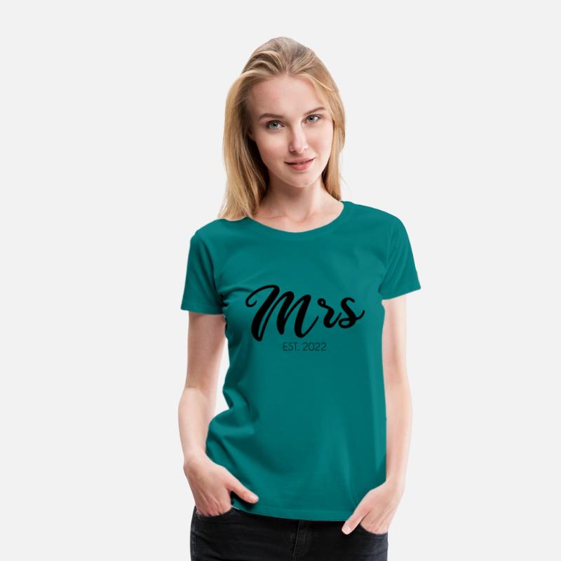 Wedding Mrs Est 2022 Bridal Bride