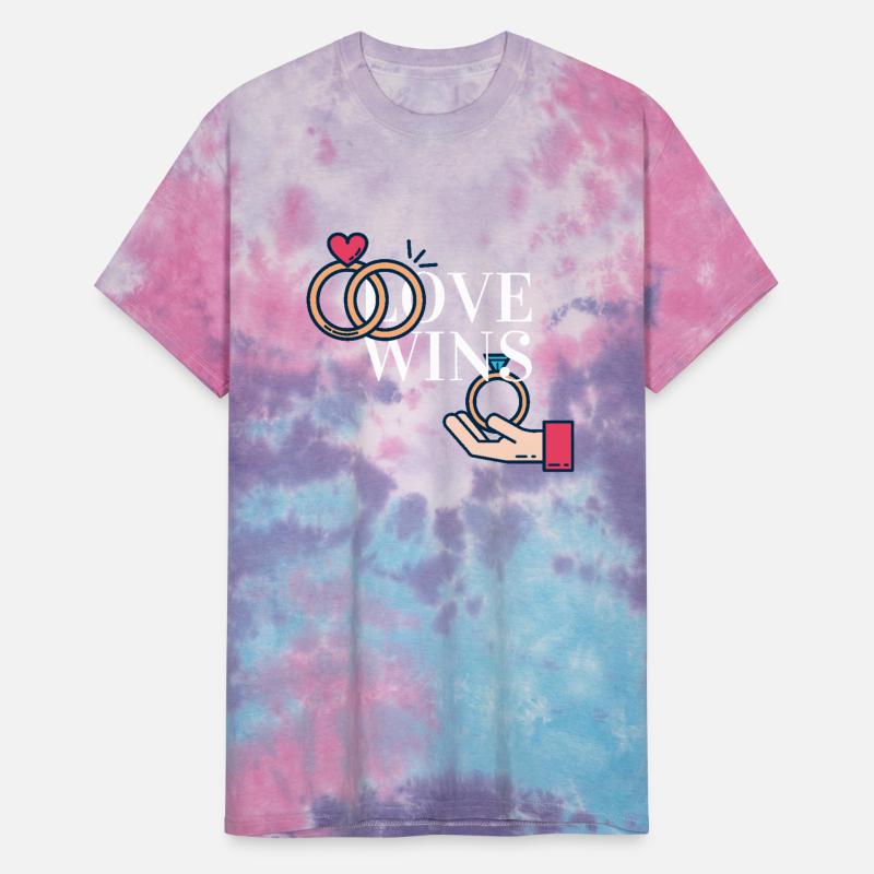 Wedding Rings Illustration Cute Design T-Shirts