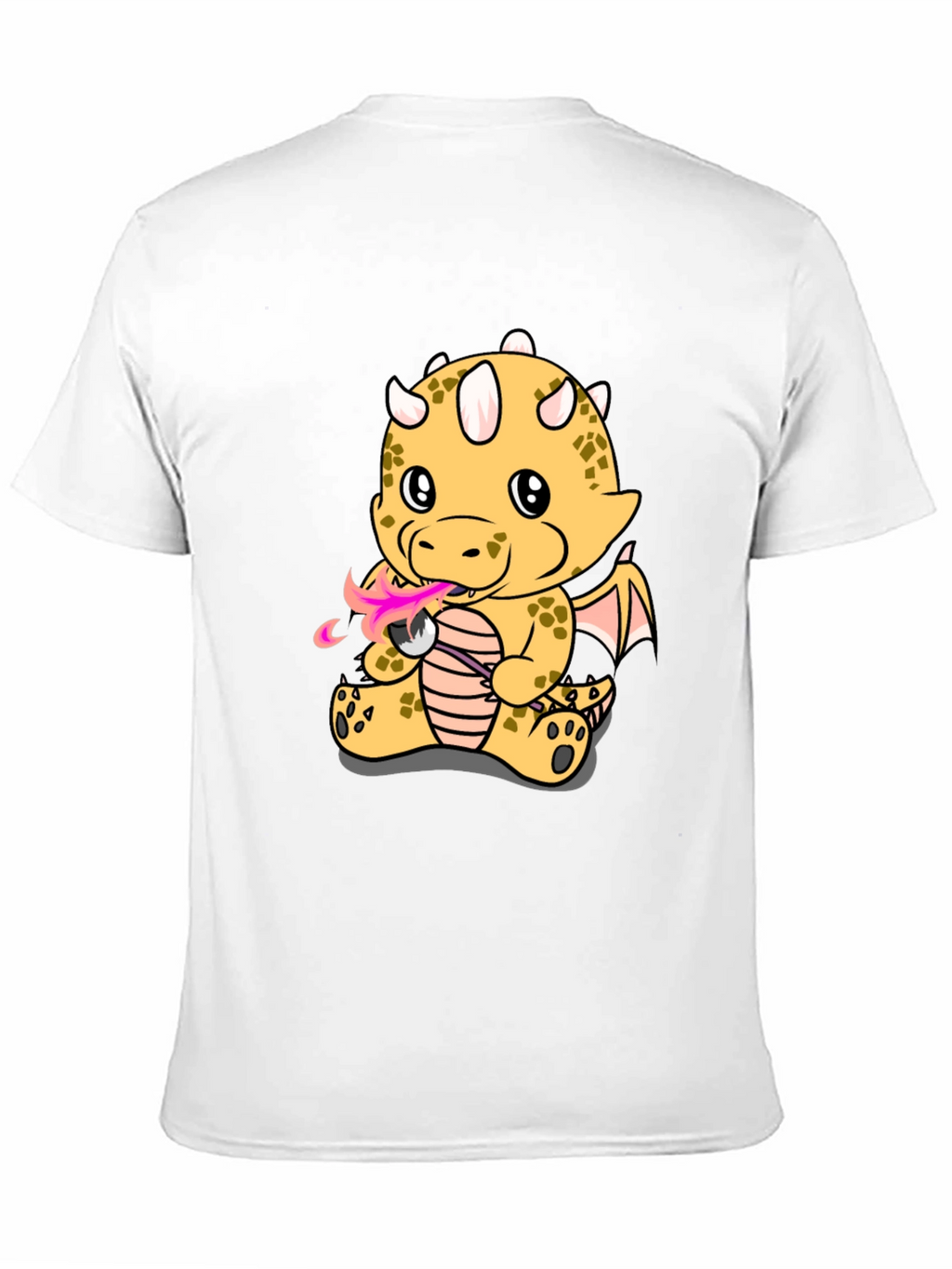 Dragon Fire T-Shirt - Black Cotton Tee