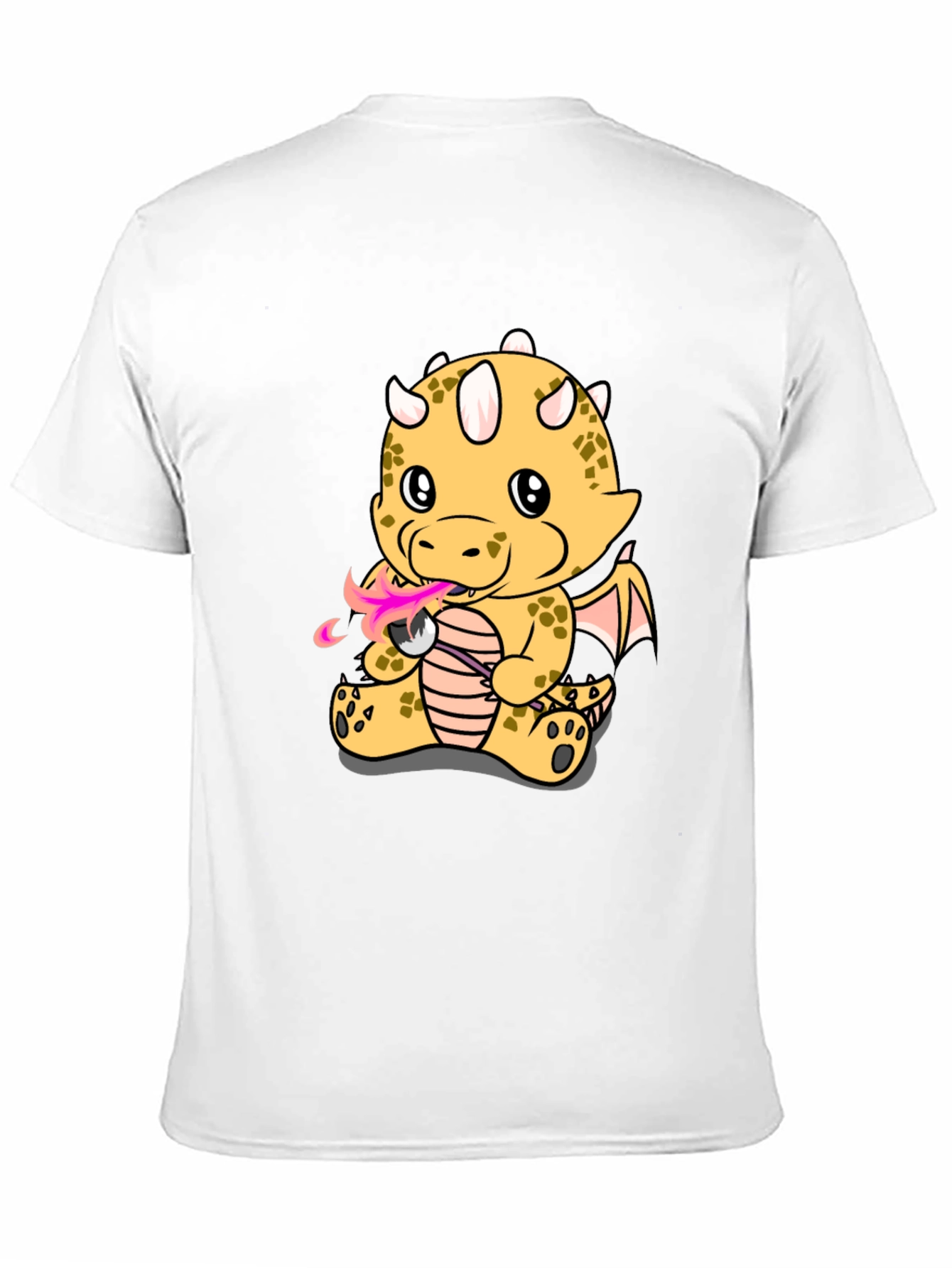 Dragon Fire T-Shirt - Black Cotton Tee