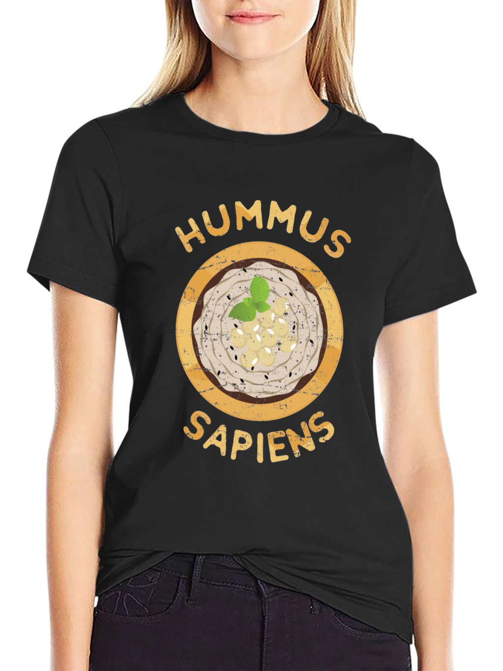 Hummus Sapiens T-Shirt - Funny Foodie Tee