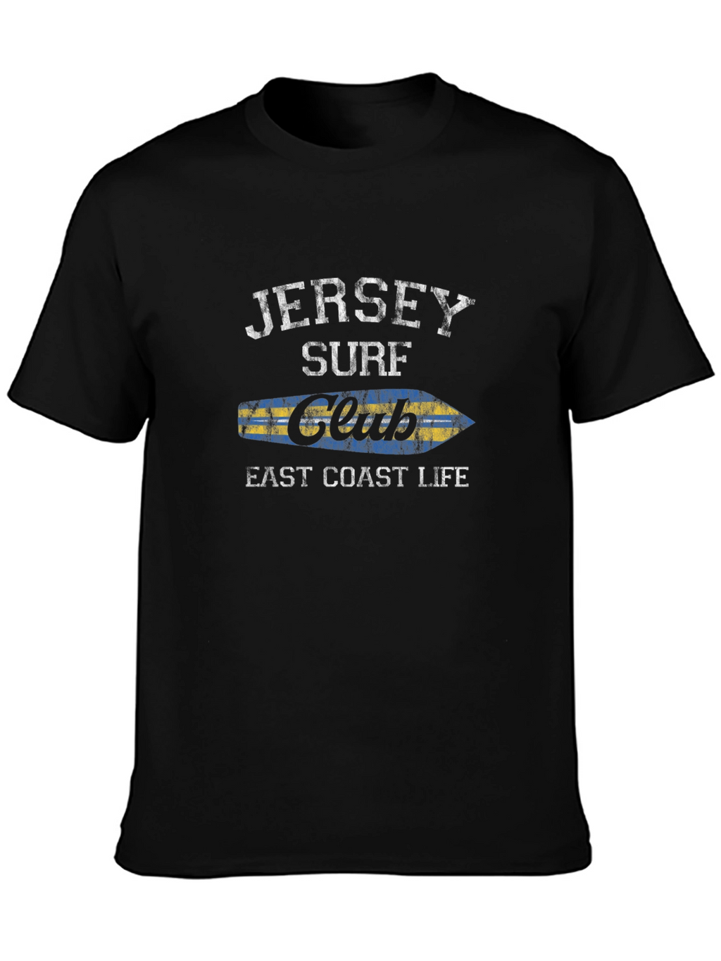 Jersey Surf Club East Coast Life Black T-Shirt