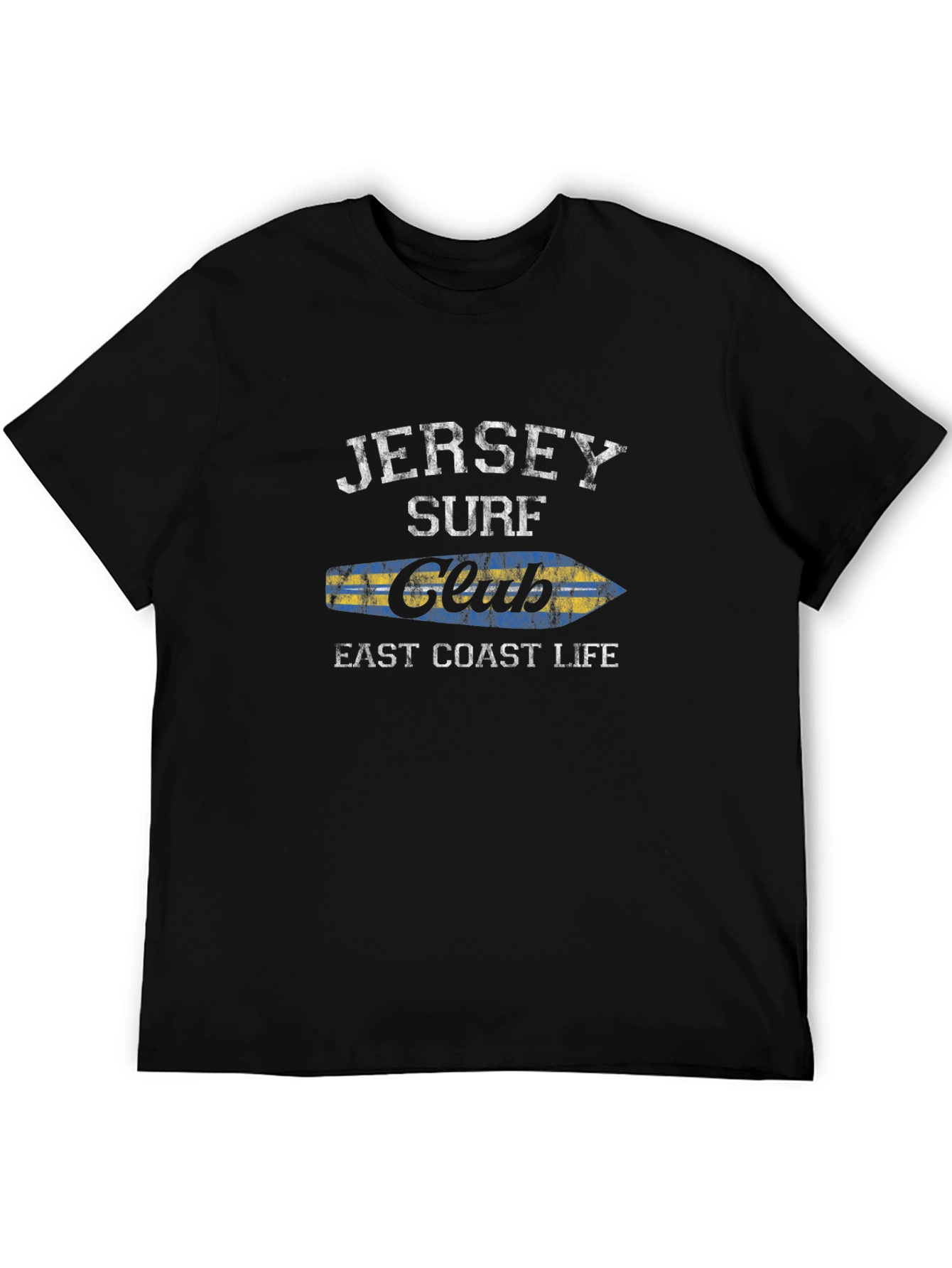 Jersey Surf Club East Coast Life Black T-Shirt
