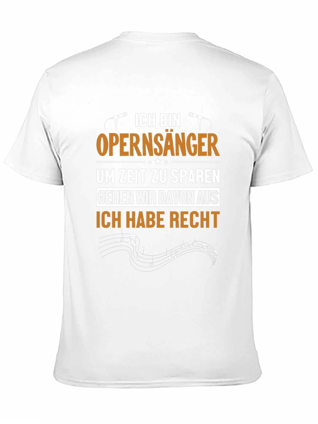 Opera Singer T-Shirt - Funny German Statement Tee