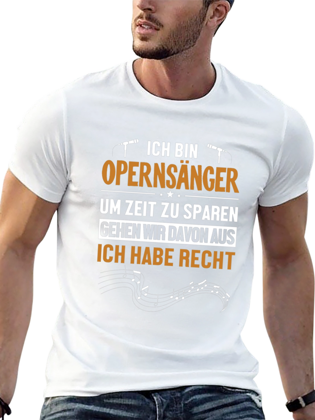 Opera Singer T-Shirt - Funny German Statement Tee