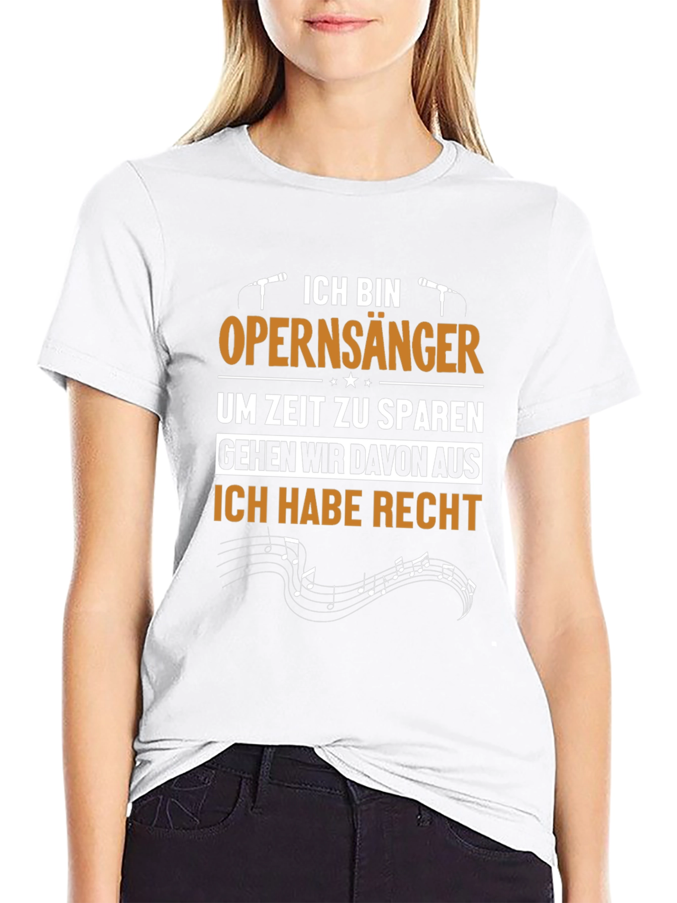 Opera Singer T-Shirt - Funny German Statement Tee