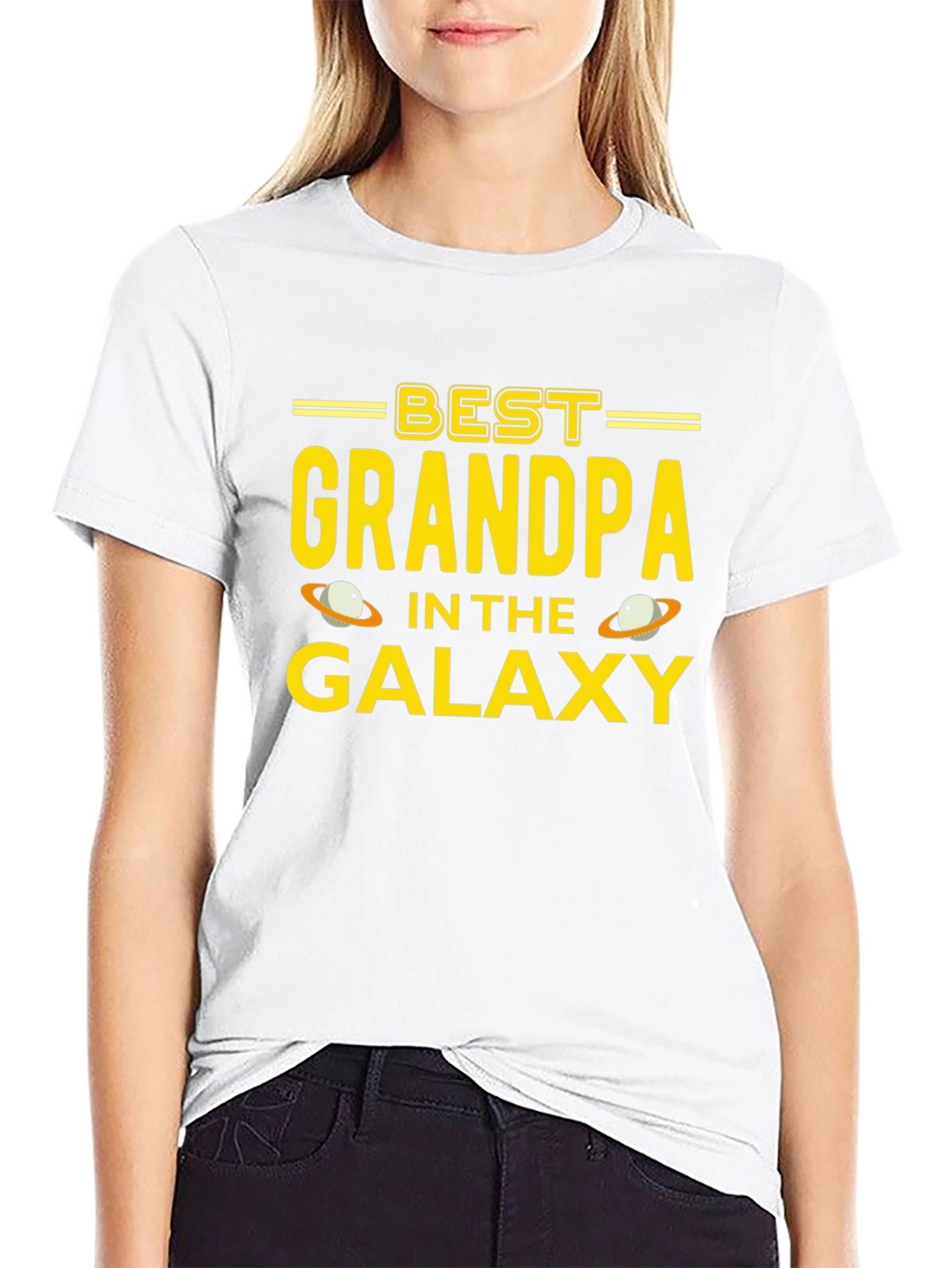 Best Grandpa in the Galaxy Graphic T-Shirt