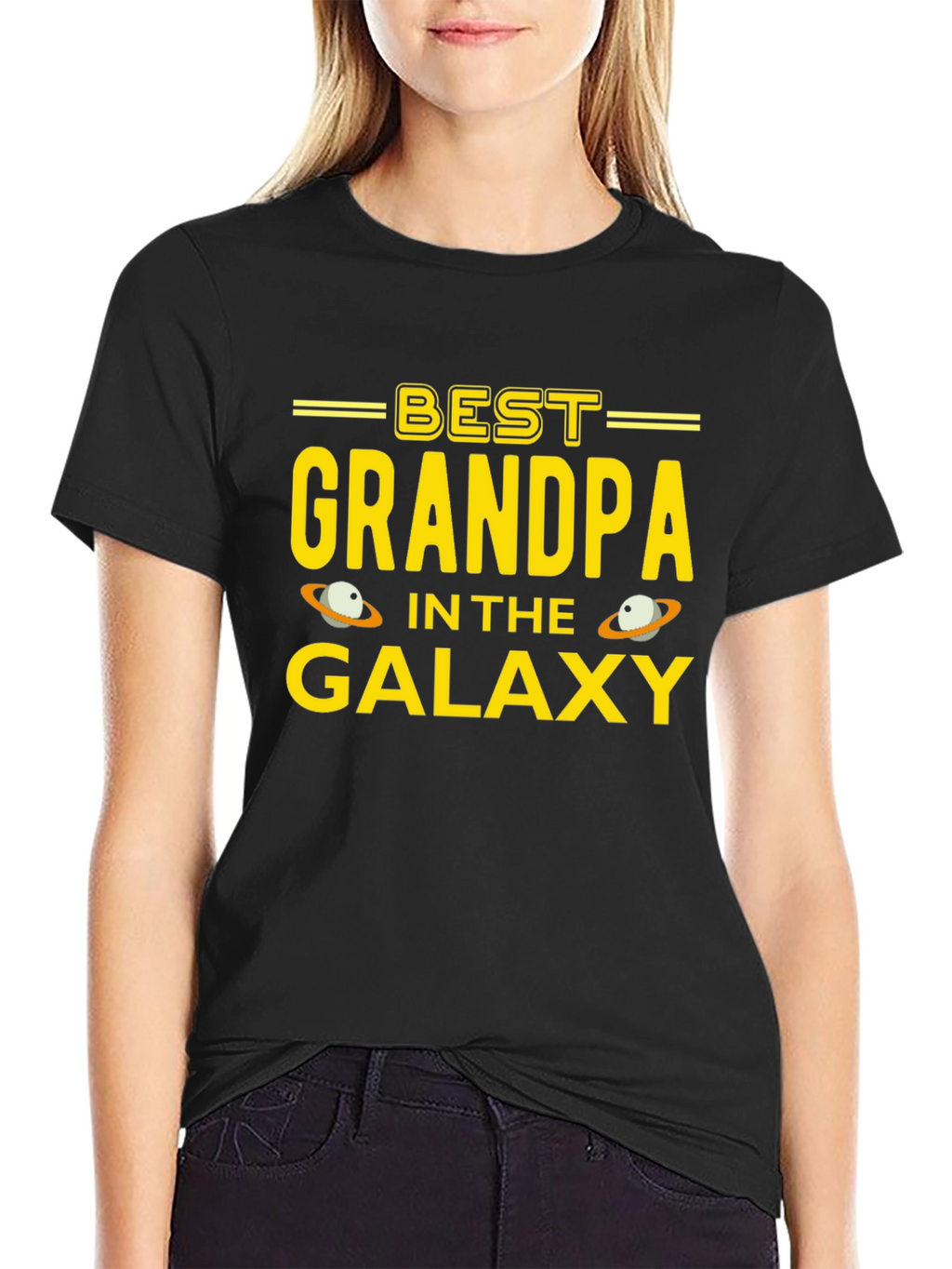 Best Grandpa in the Galaxy Graphic T-Shirt