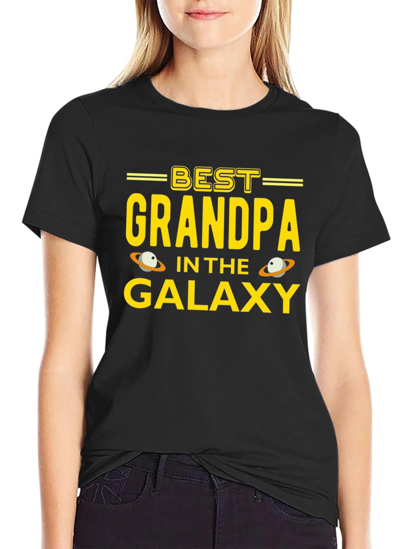 Best Grandpa in the Galaxy Graphic T-Shirt