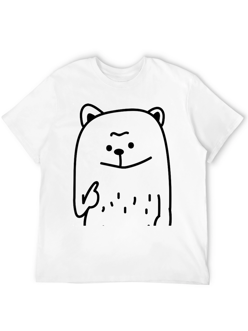 Cool Bear Graphic Black T-Shirt