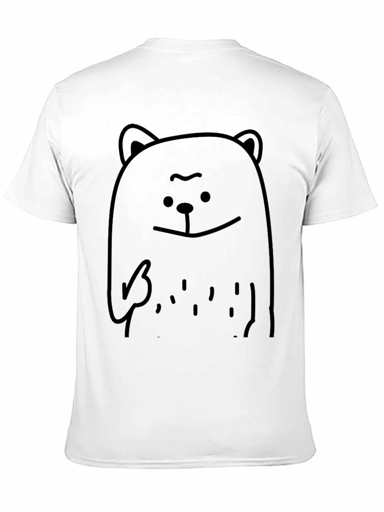 Cool Bear Graphic Black T-Shirt