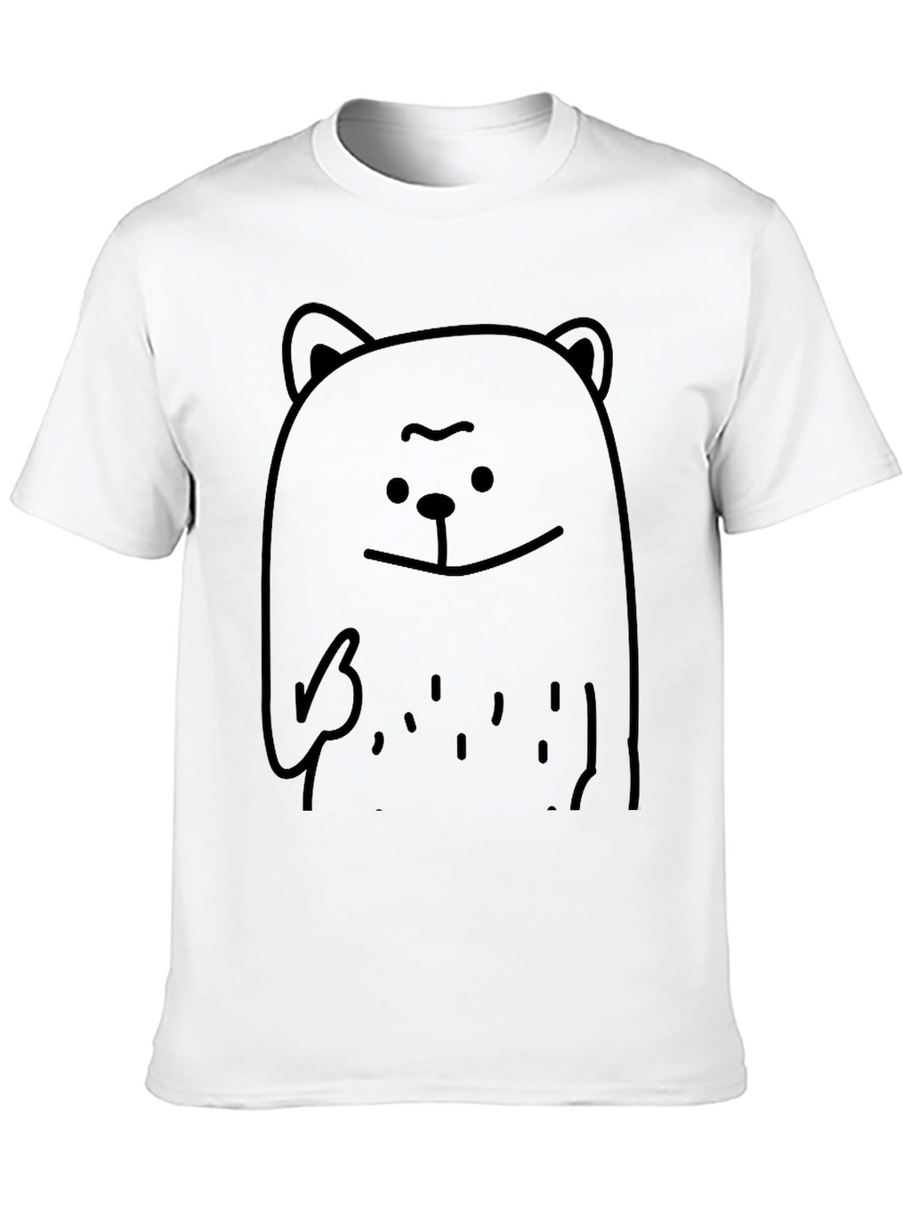 Cool Bear Graphic Black T-Shirt