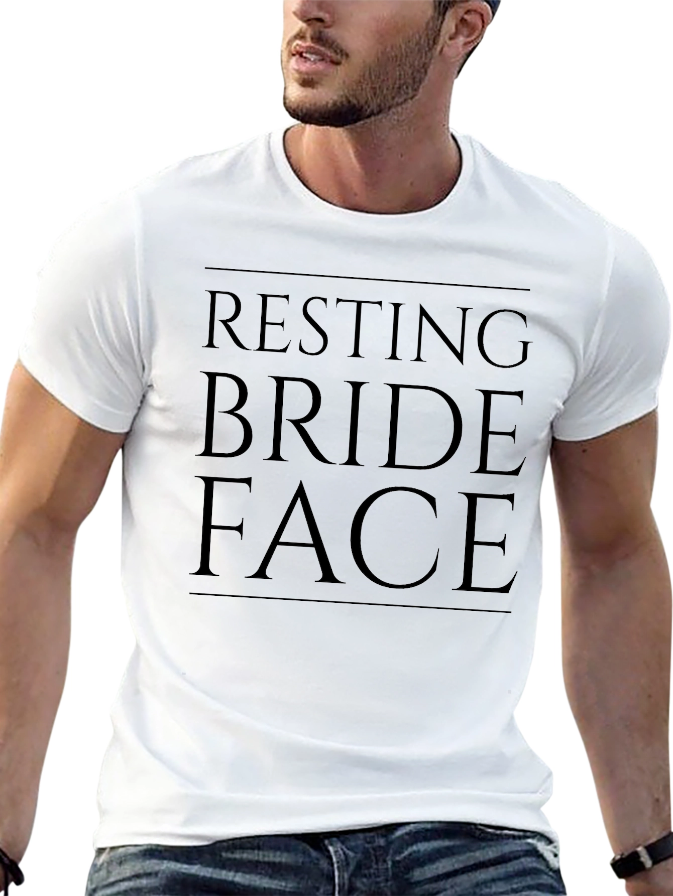 Resting Bride Face T-Shirt - Funny Bridal Tee