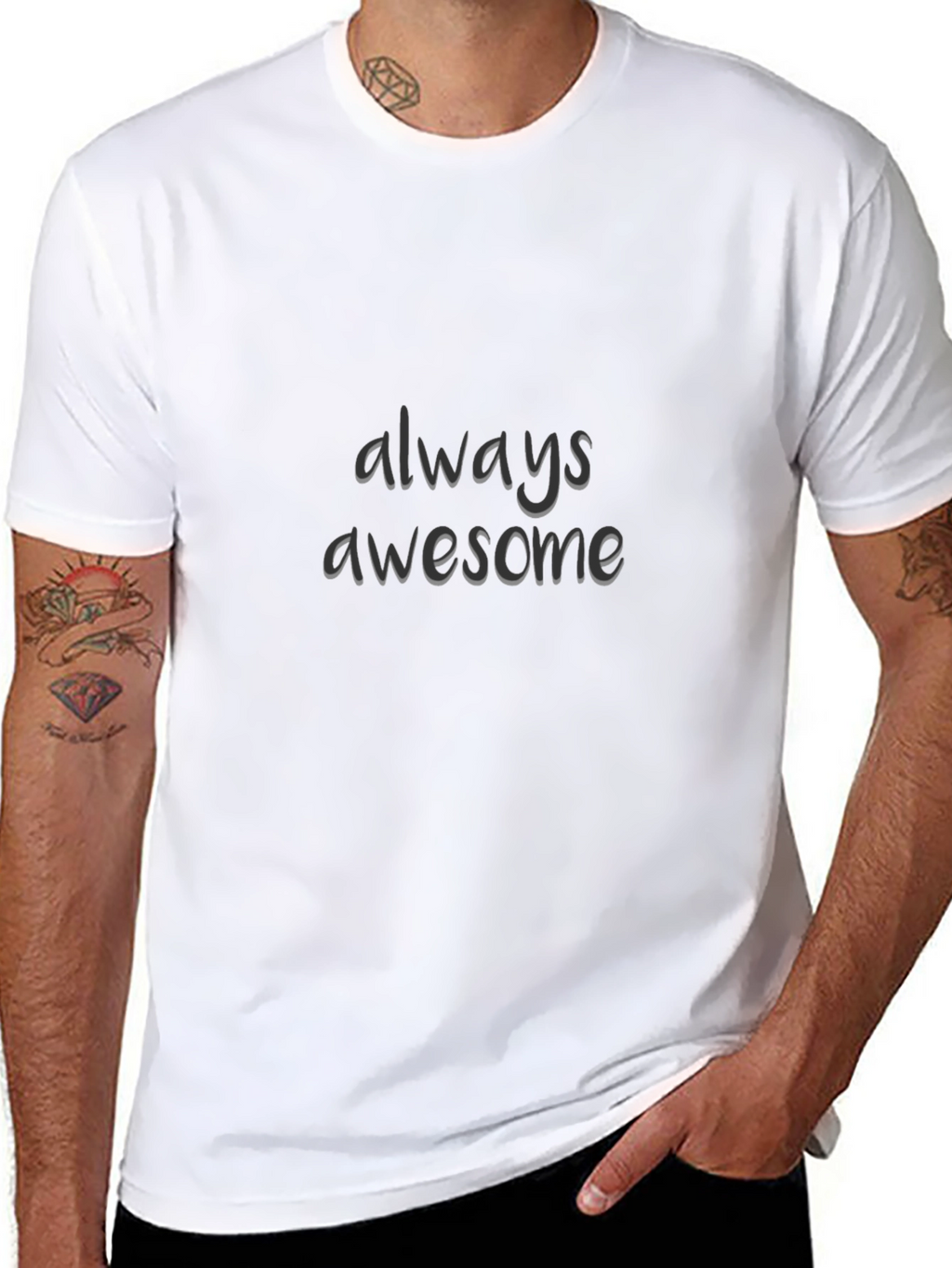 Always Awesome Black T-Shirt