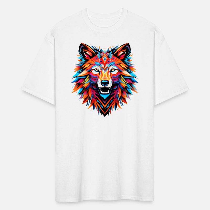 wolf Spirit Fury: Intricate Guardians Blaze
