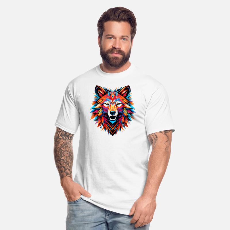 wolf Spirit Fury: Intricate Guardians Blaze