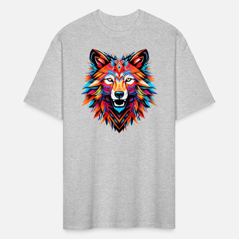 wolf Spirit Fury: Intricate Guardians Blaze