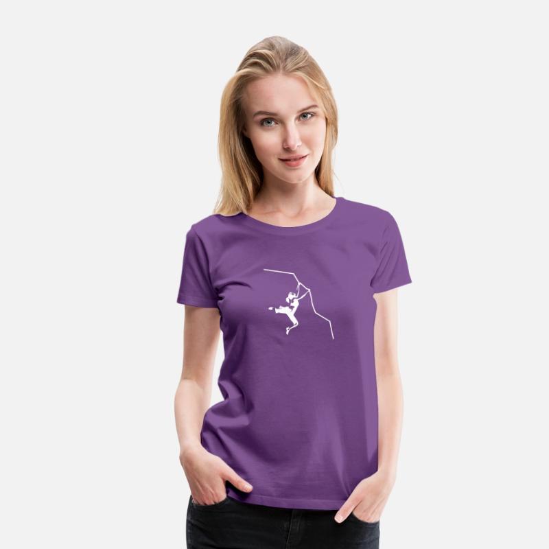 Woman climbing