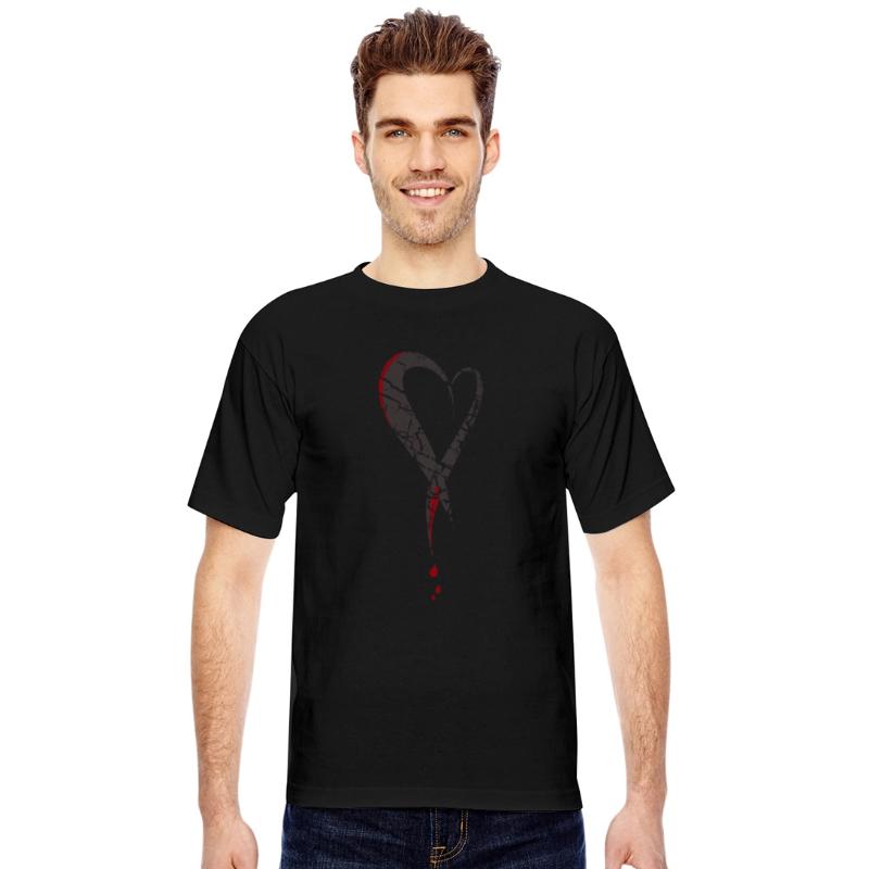 Wounded bleeding sad heart. Sadness. Darkness.