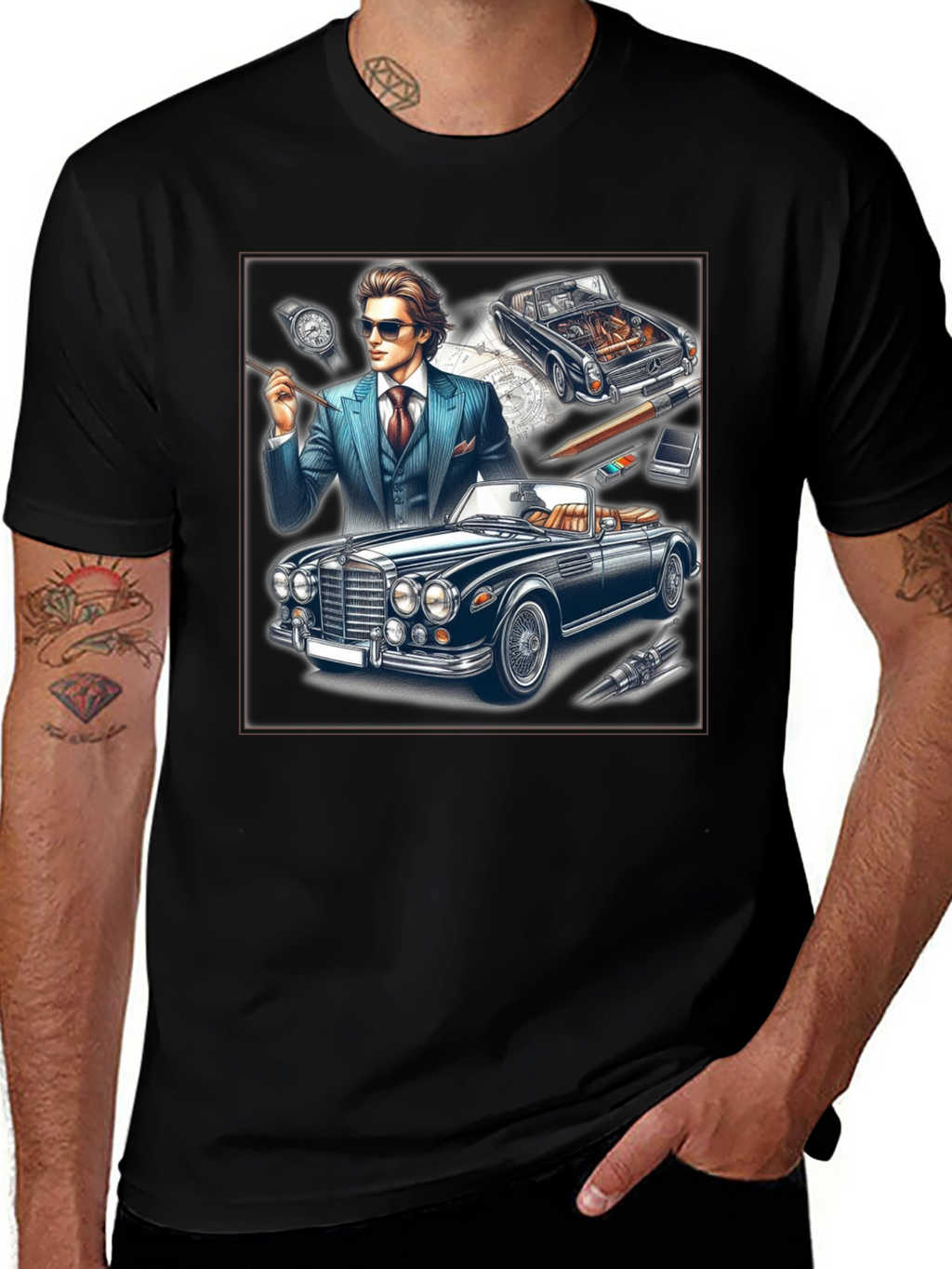 Classic Car Enthusiast T-Shirt