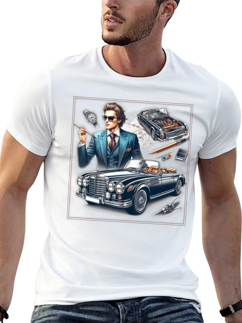 Classic Car Enthusiast T-Shirt