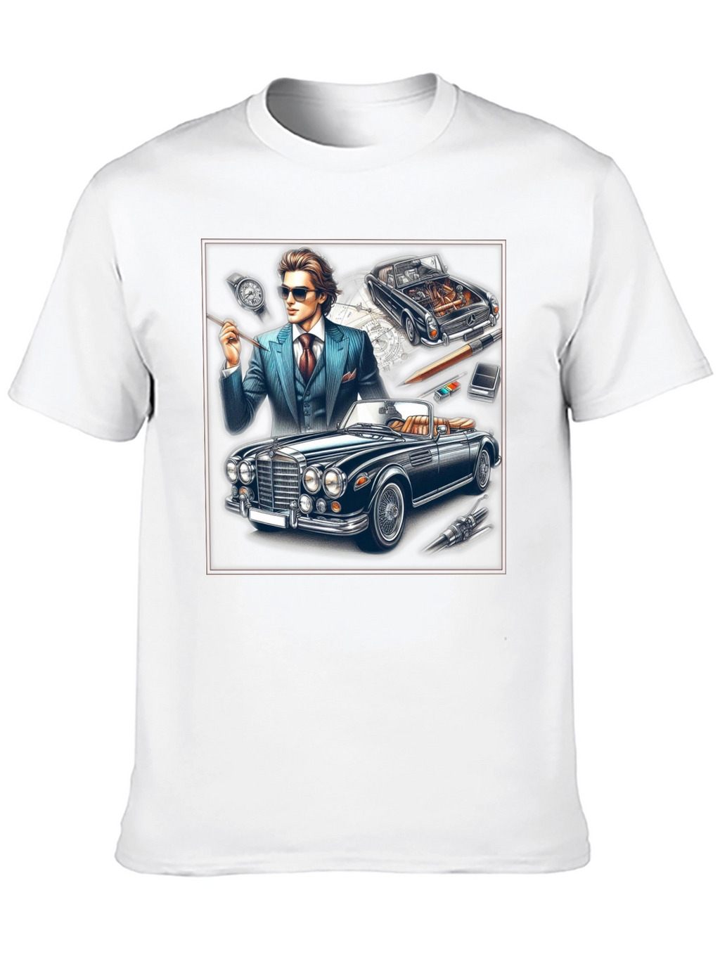 Classic Car Enthusiast T-Shirt