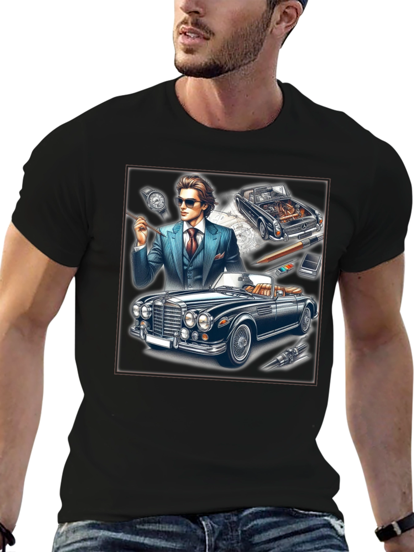 Classic Car Enthusiast T-Shirt