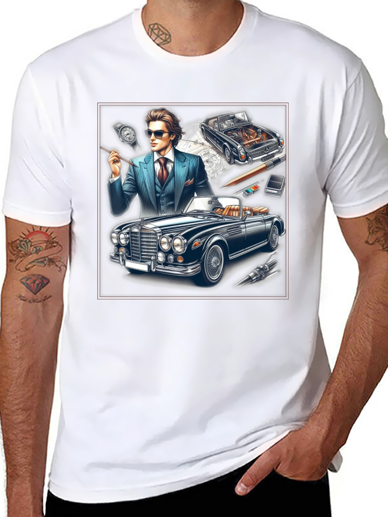 Classic Car Enthusiast T-Shirt