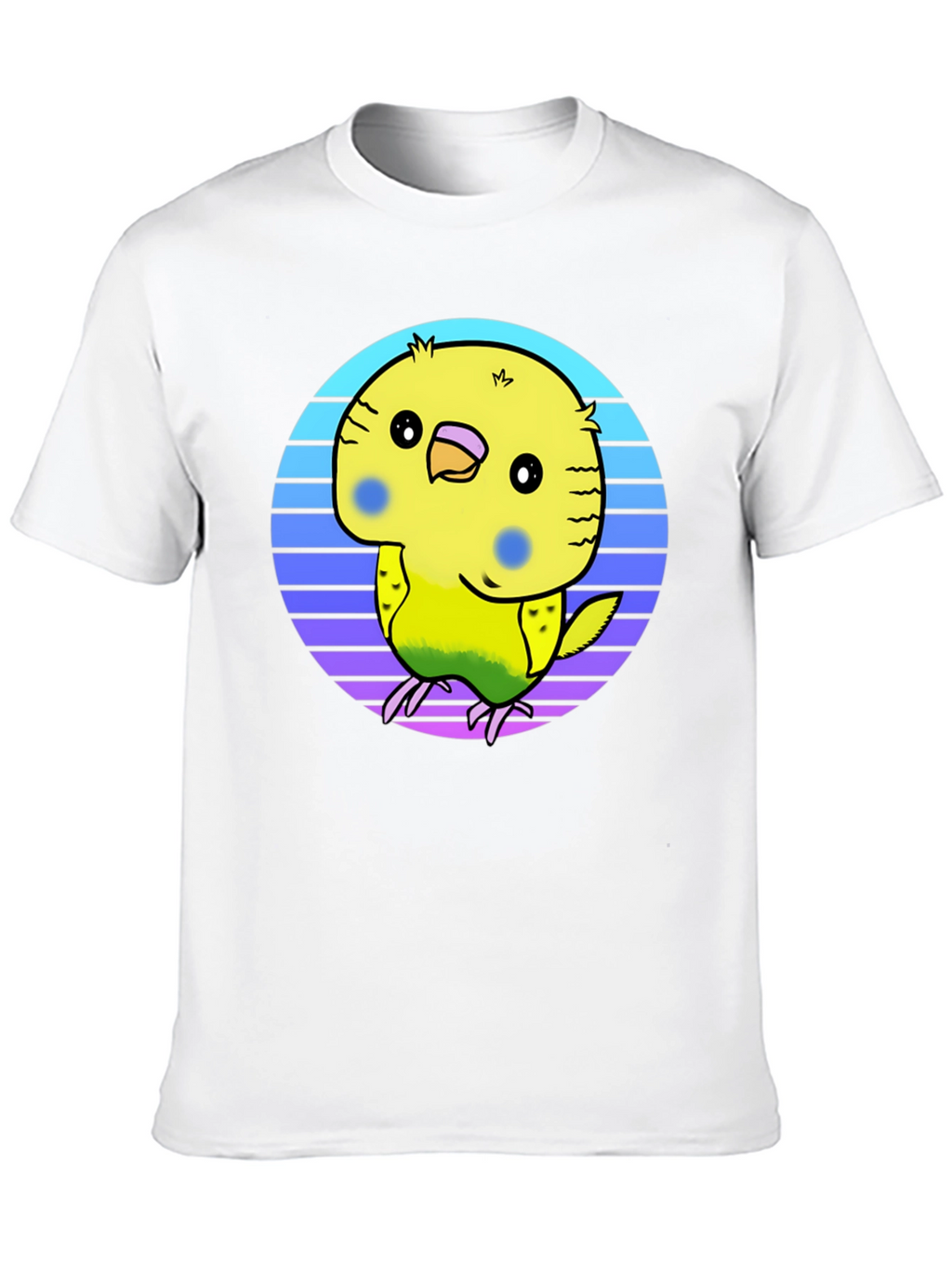 Cute Budgie T-Shirt - Black Graphic Tee