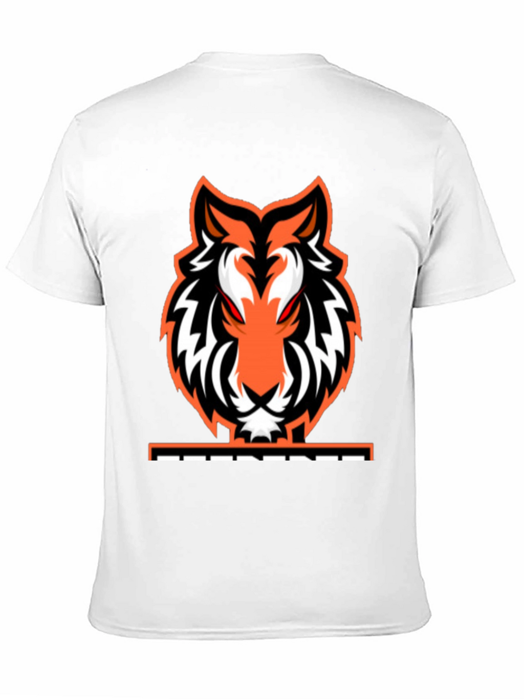 Fierce Tiger Graphic Tee - Black Cotton Blend