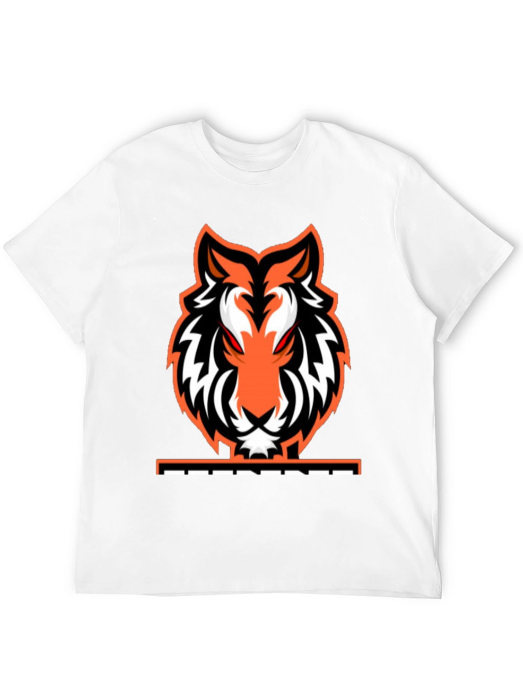 Fierce Tiger Graphic Tee - Black Cotton Blend