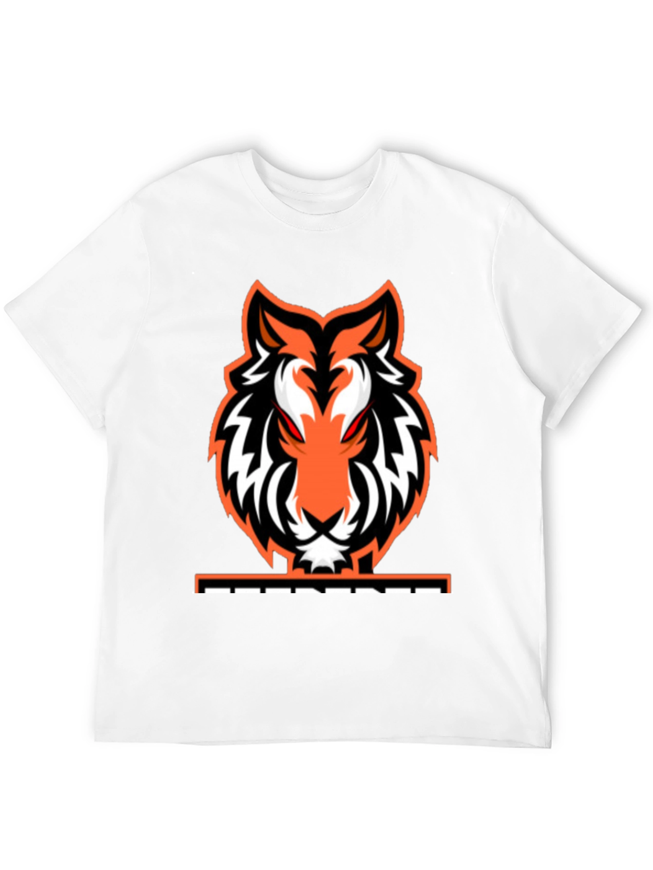 Fierce Tiger Graphic Tee - Black Cotton Blend