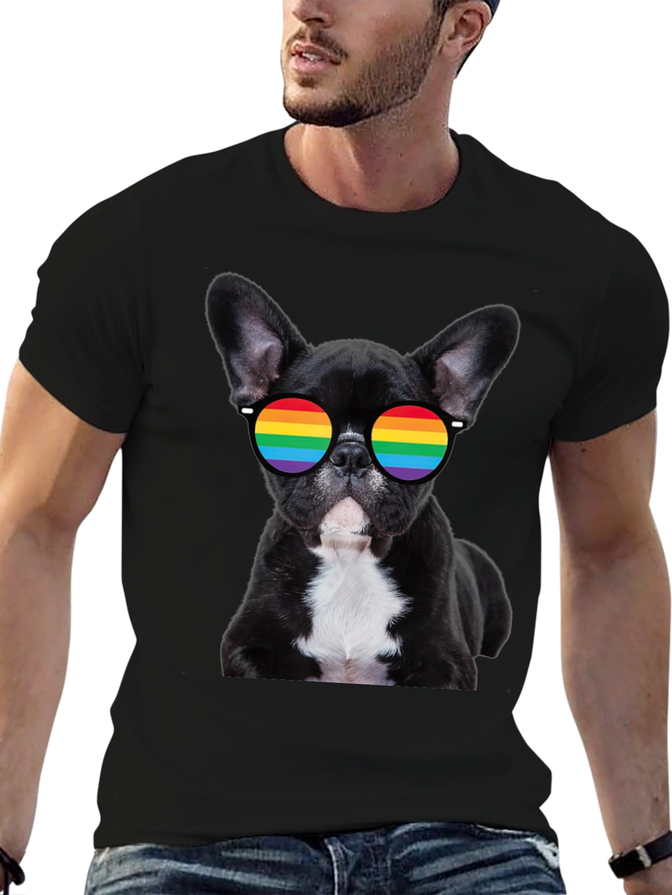 Dog with Pride Glasses T-Shirt