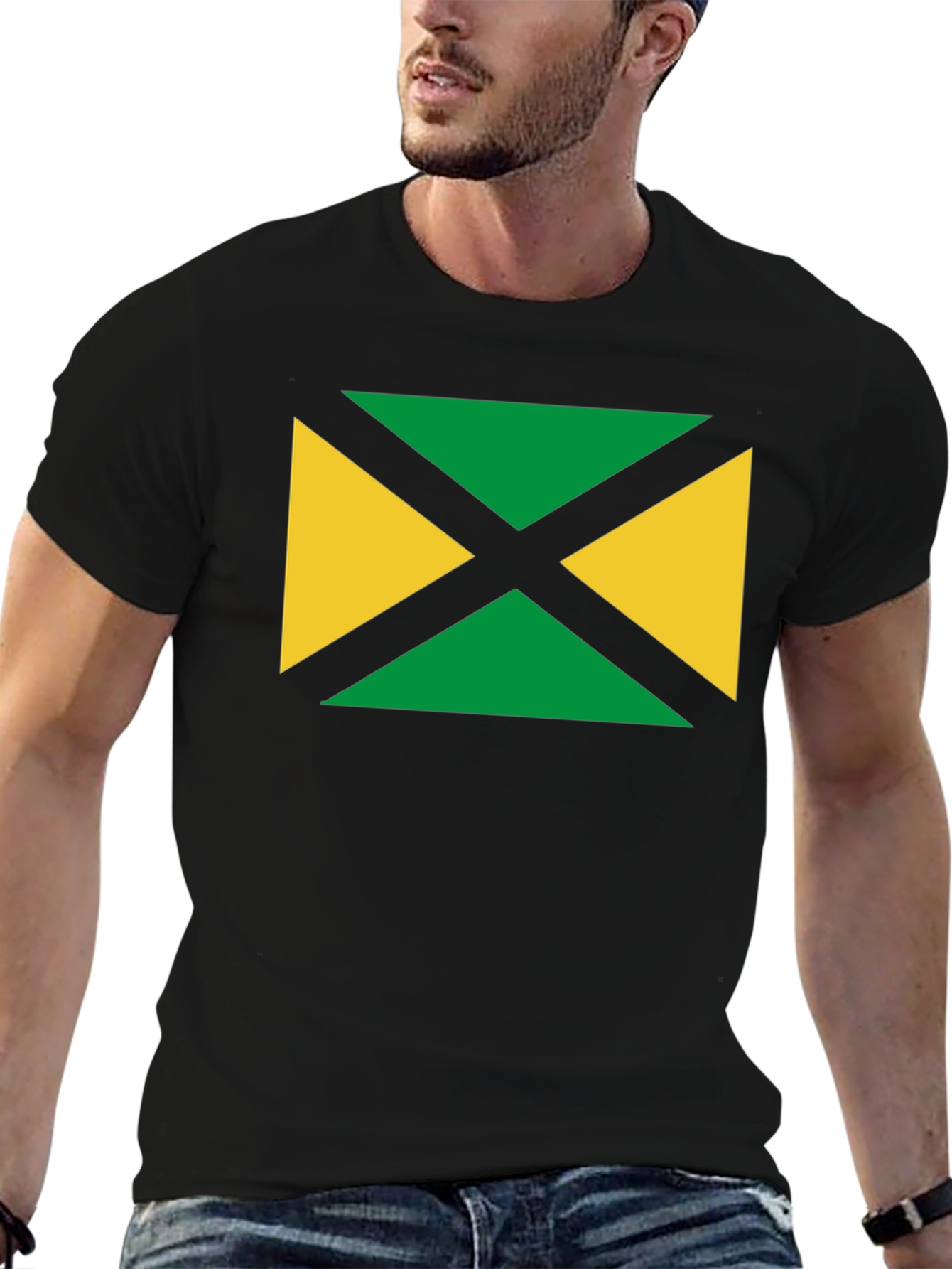Jamaican Flag Graphic T-Shirt