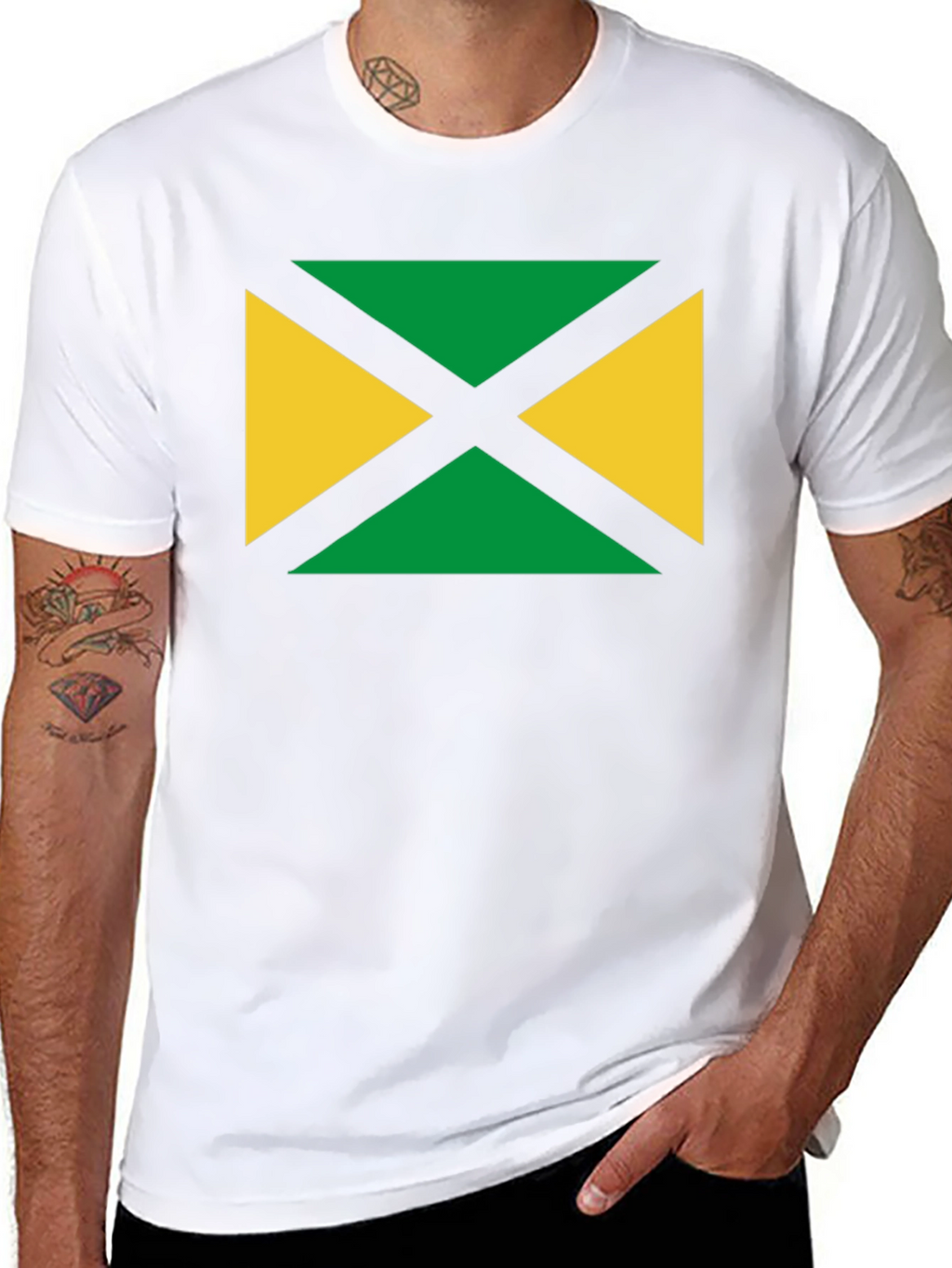Jamaican Flag Graphic T-Shirt