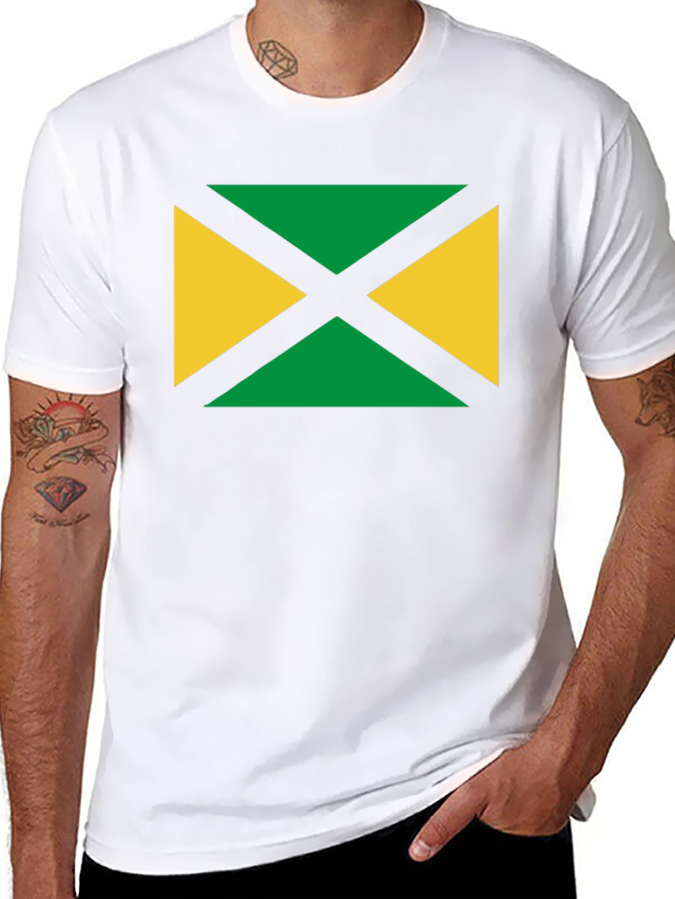 Jamaican Flag Graphic T-Shirt