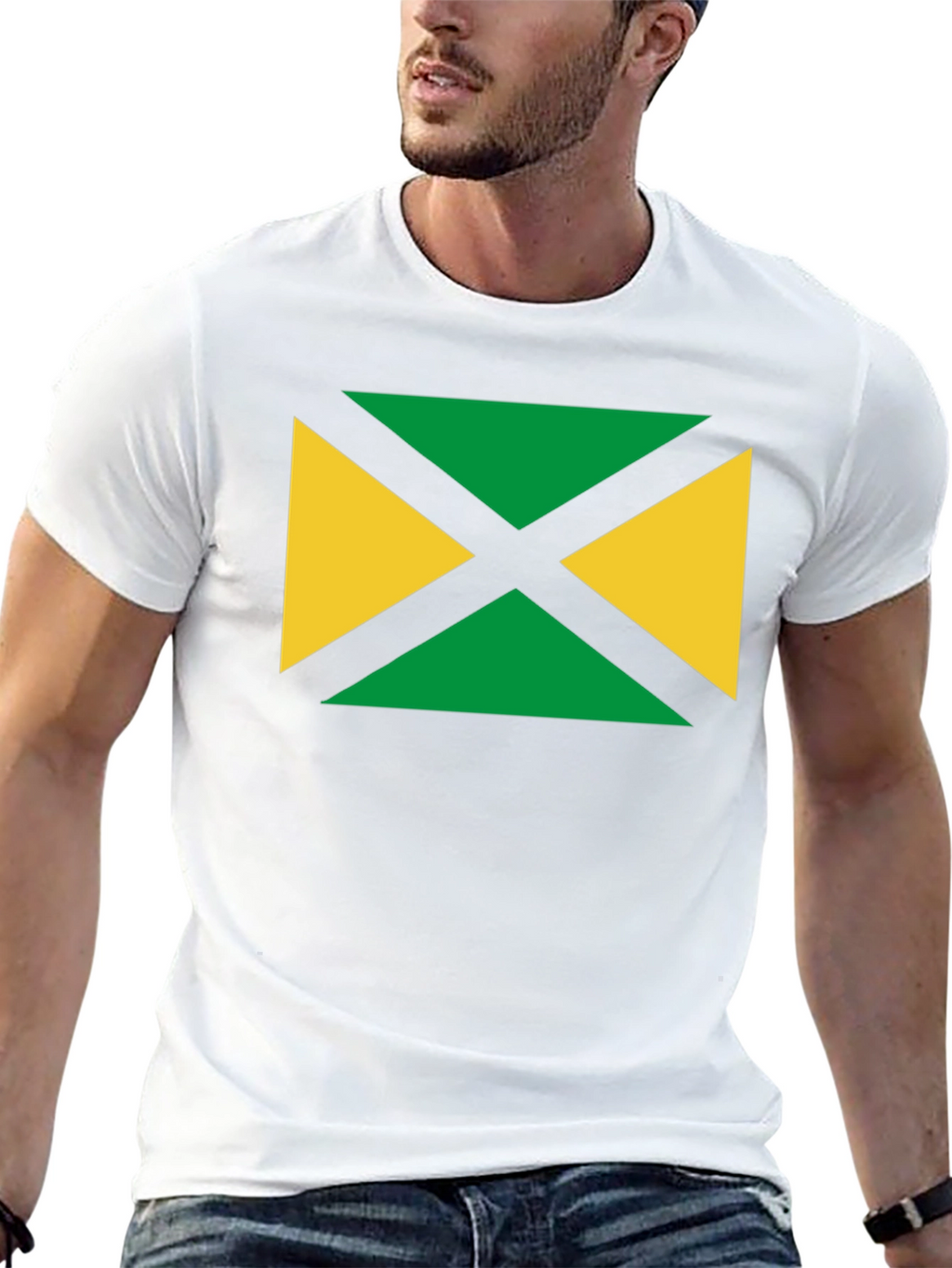 Jamaican Flag Graphic T-Shirt